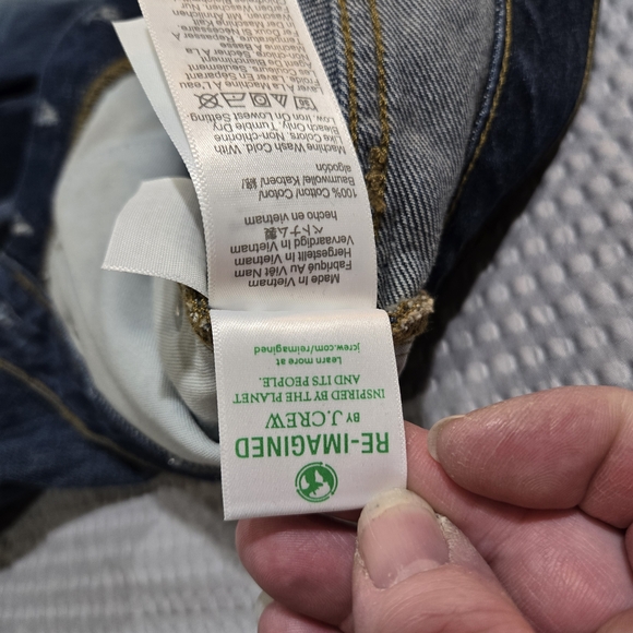 J. Crew Dark Blue Flare & Wide Leg Jeans - Picture 6 of 16